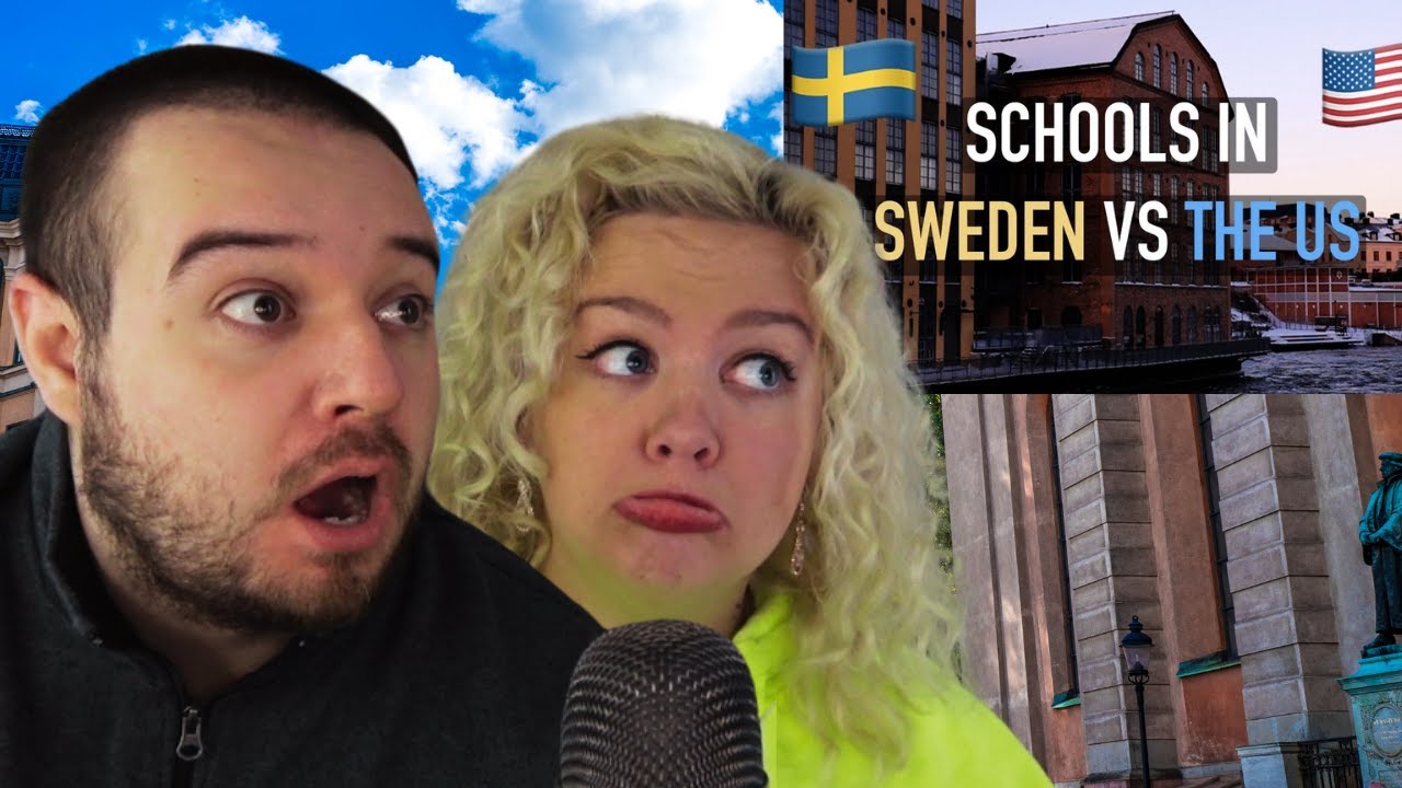 10 Differences Between Schools In The US & Sweden | AMERICAN COUPLE REACTION