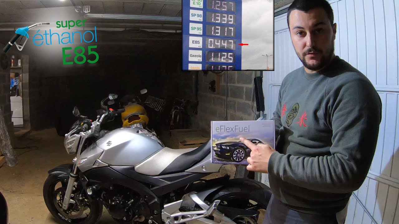 Installation boîtier Bio Ethanol E85 sur une Moto une première!