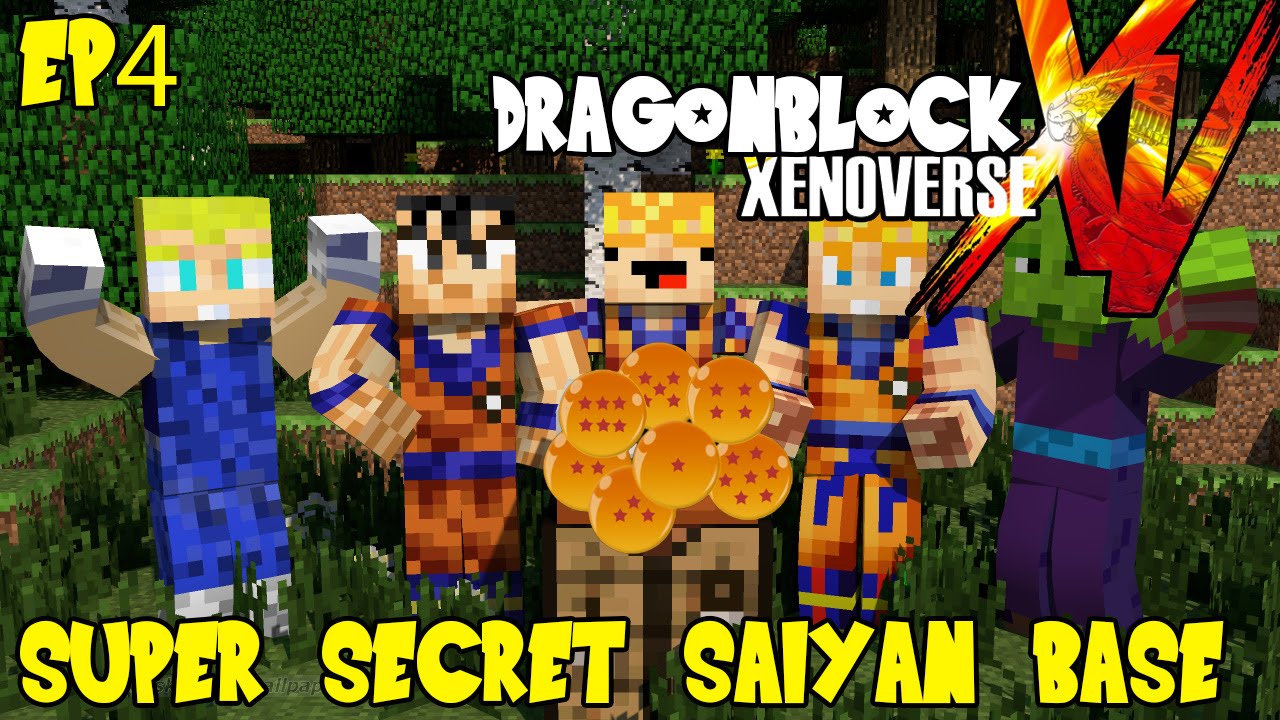 Dragon Block Xenoverse: Super Secret Saiyan Base (Dragon Ball Z Minecraft EP 4)