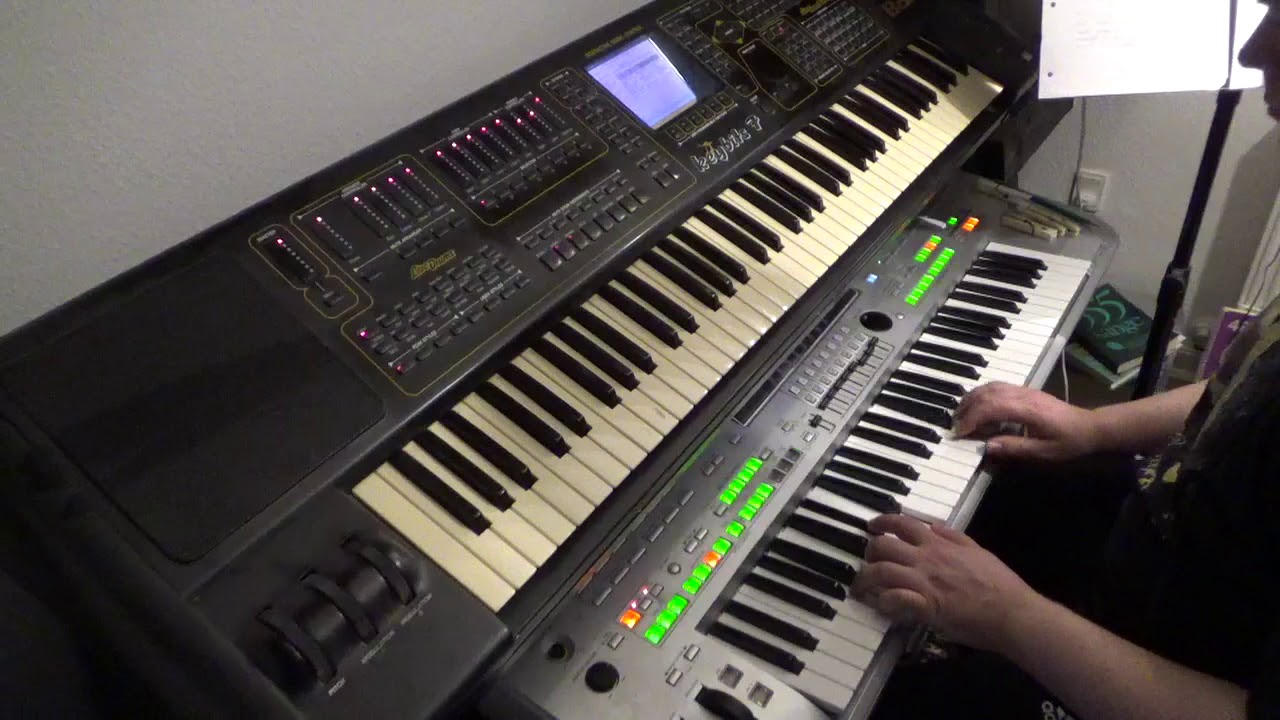 Av min arm (Birthe Kjær) - yamaha tyros 3 og böhm keybits 7