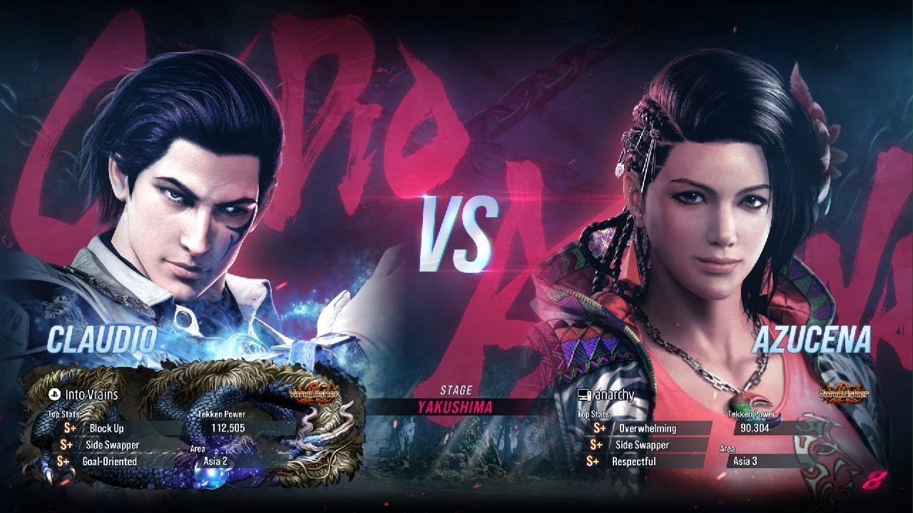 TEKKEN 8 Claudio Vs Azucena (anarchy)