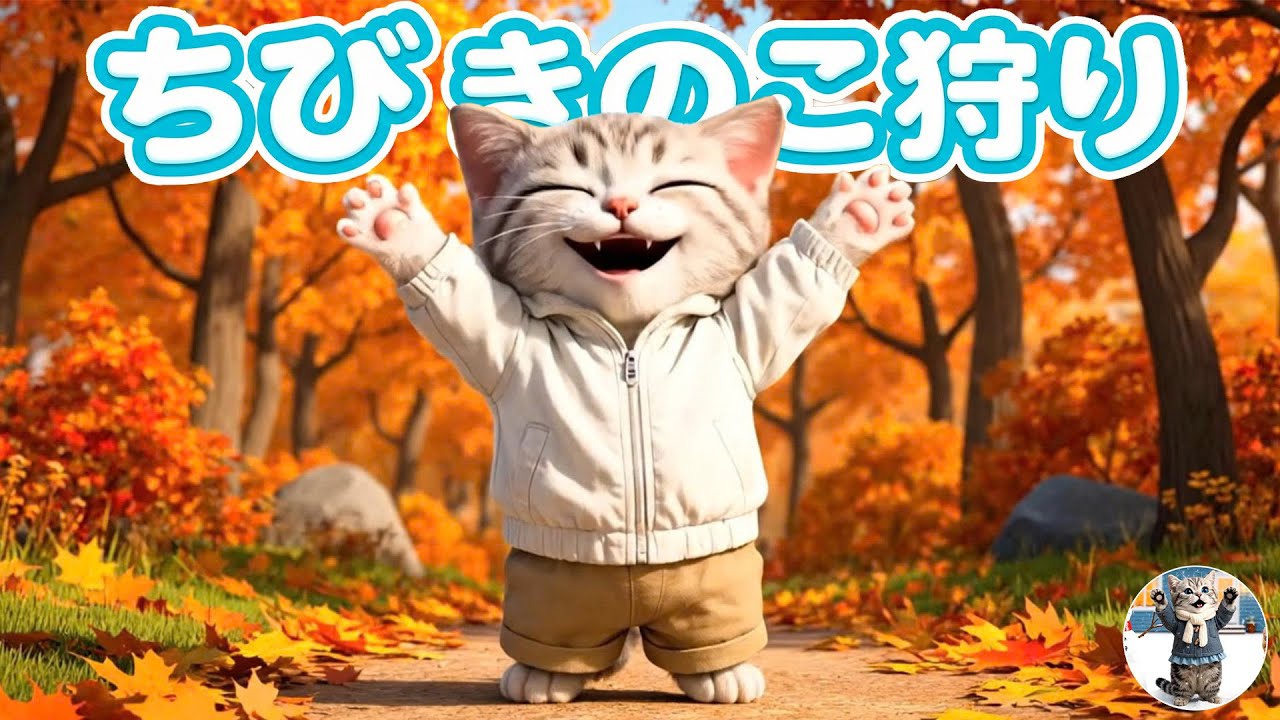 【ちび猫の日常】毒キノコにご用心！ちび猫のキノコ狩りの一日🐱🍄