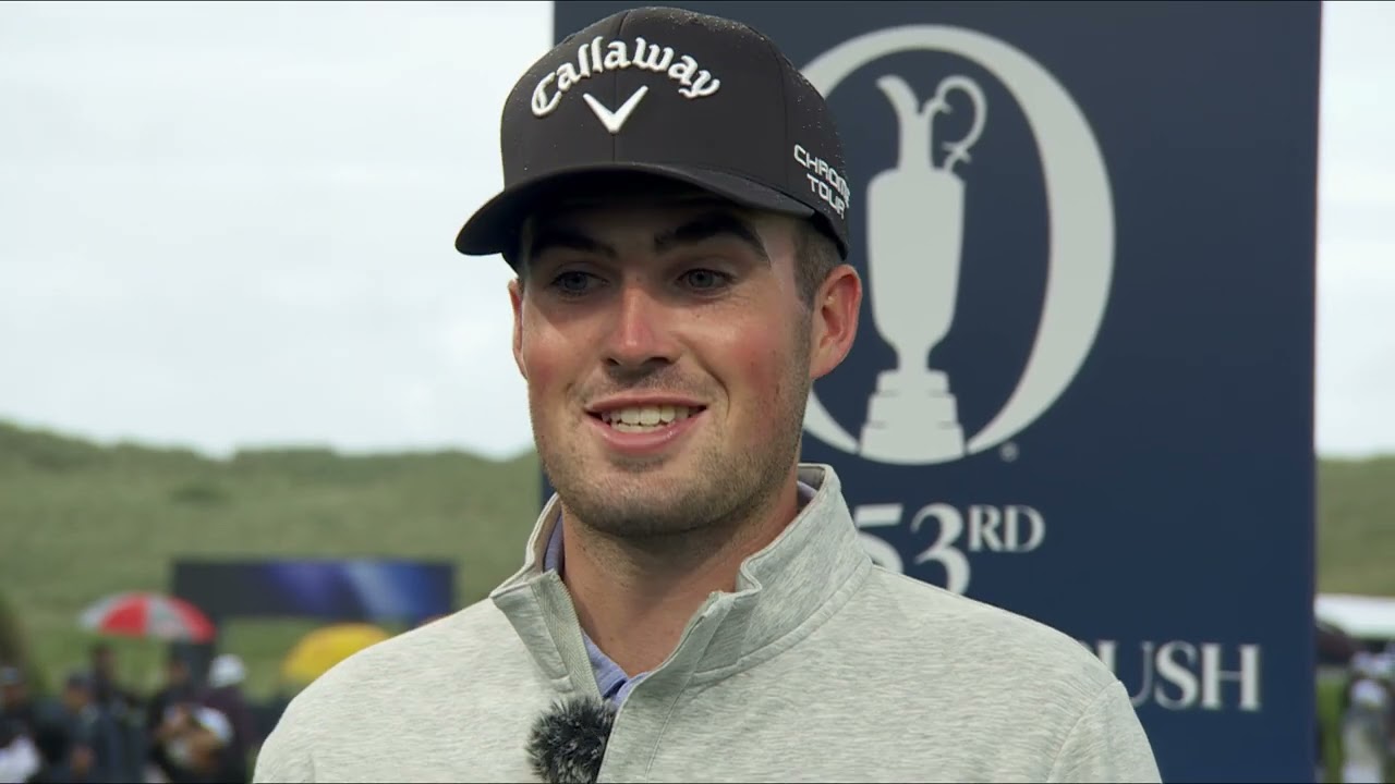 English amateur Seb Cave visits The Open Zone ahead of The Open Championship