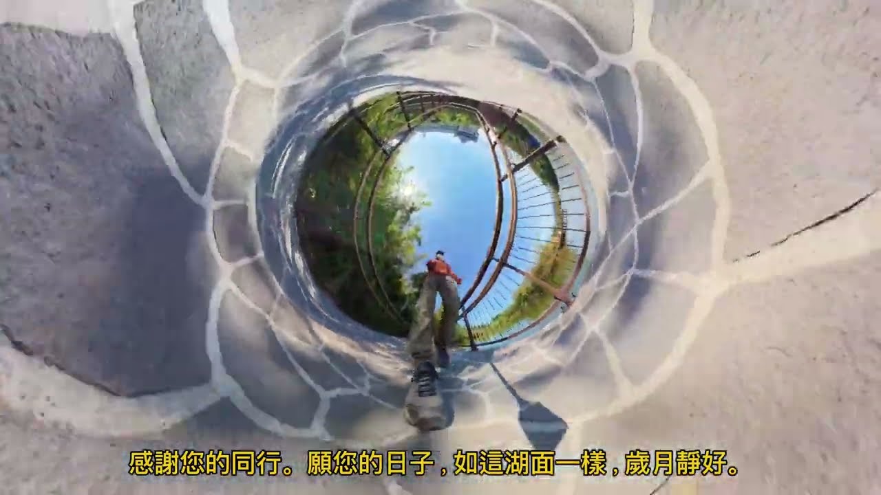 行走峨眉湖環湖步道