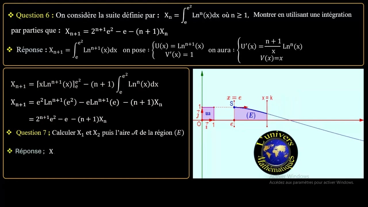 Calcul intégral exercice 5