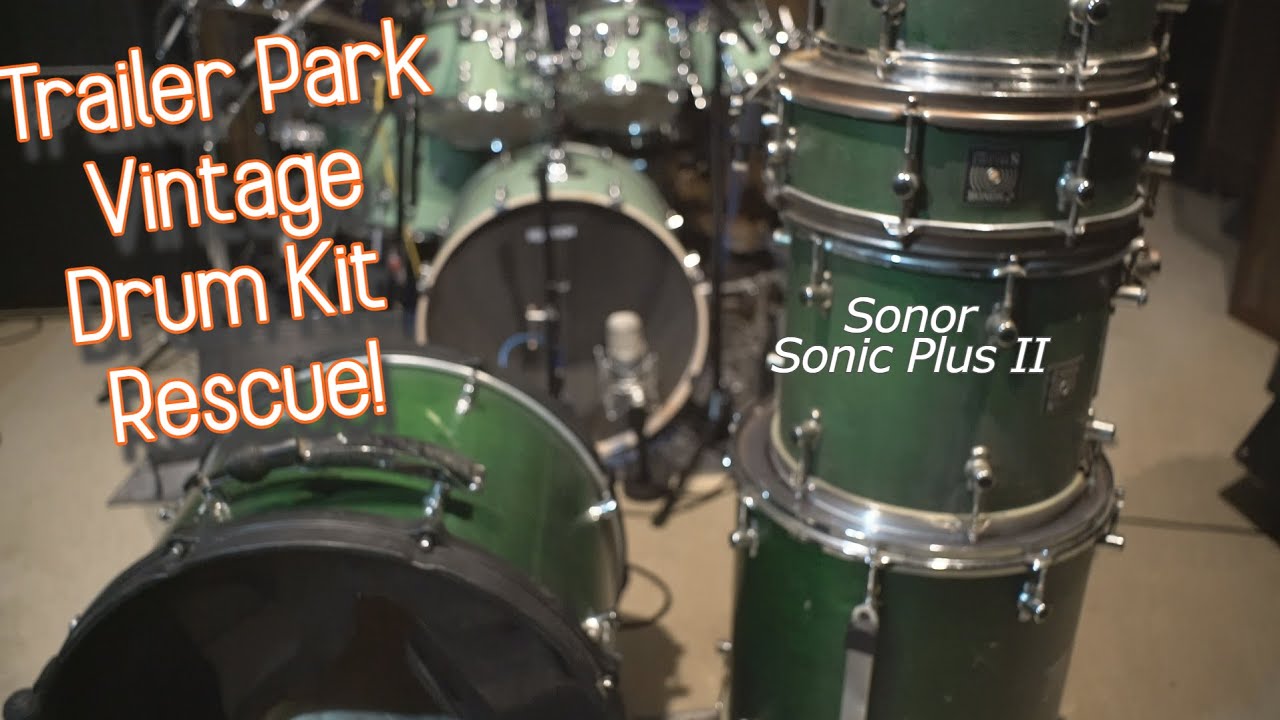1990's Sonor Sonic Plus II Drum Set Rescued!