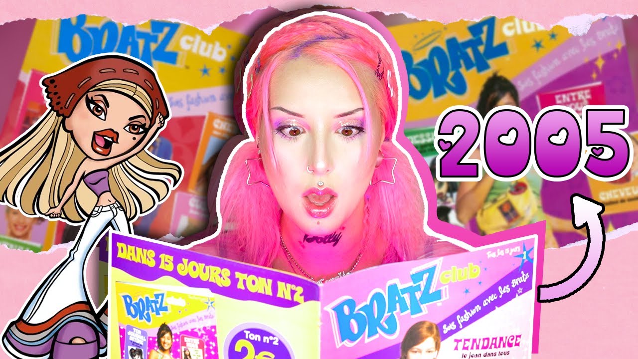 Je suis les tutos beauté du magazine BRATZ CLUB de 2005 😅 | Makeup & Coiffure 2000s