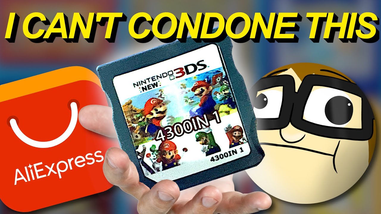 This Bootleg DS Cart Has 4300 Games... But I Can't Condone It
