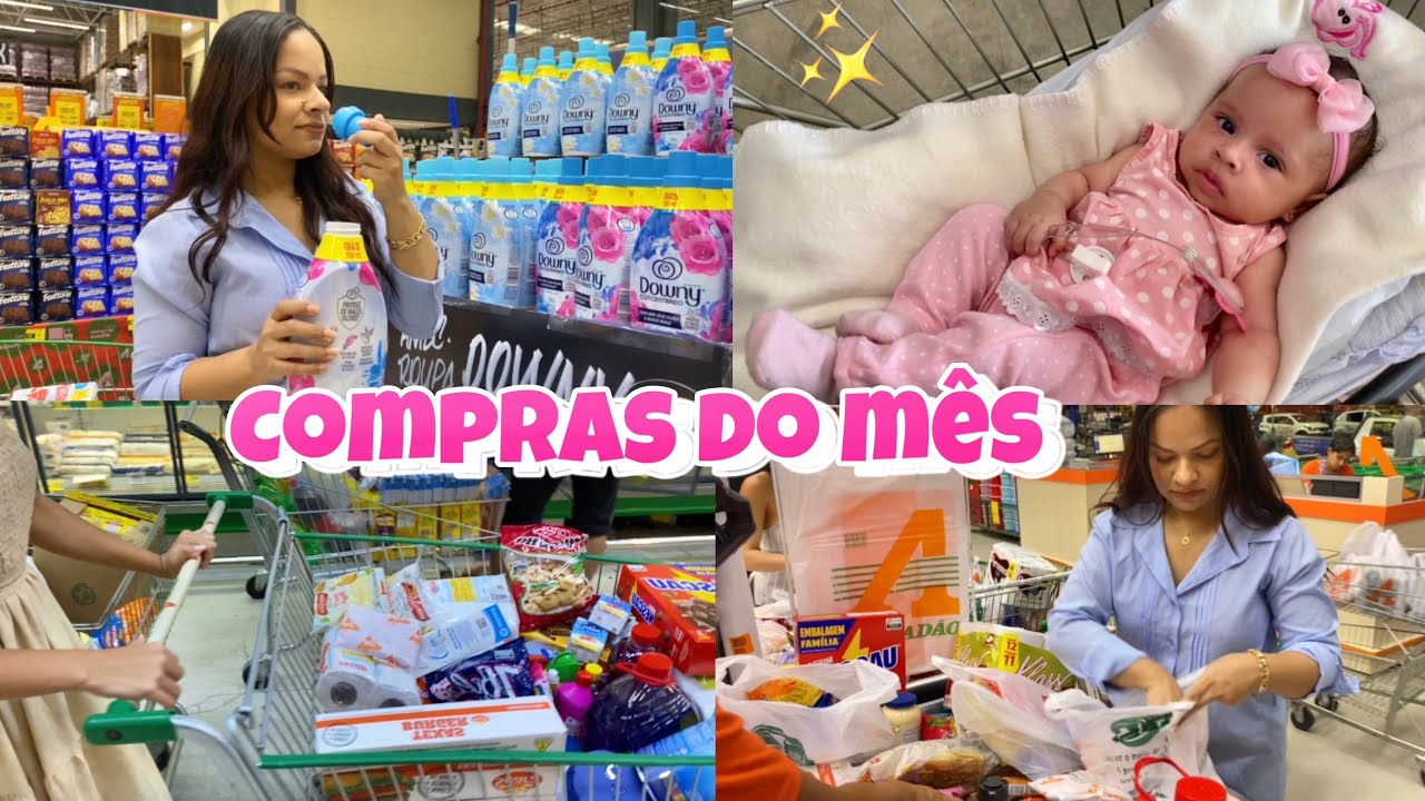 PENÚLTIMA COMPRA DO ANO 🛒COMPRAS COM A BEBÊ NO ATACADAO -