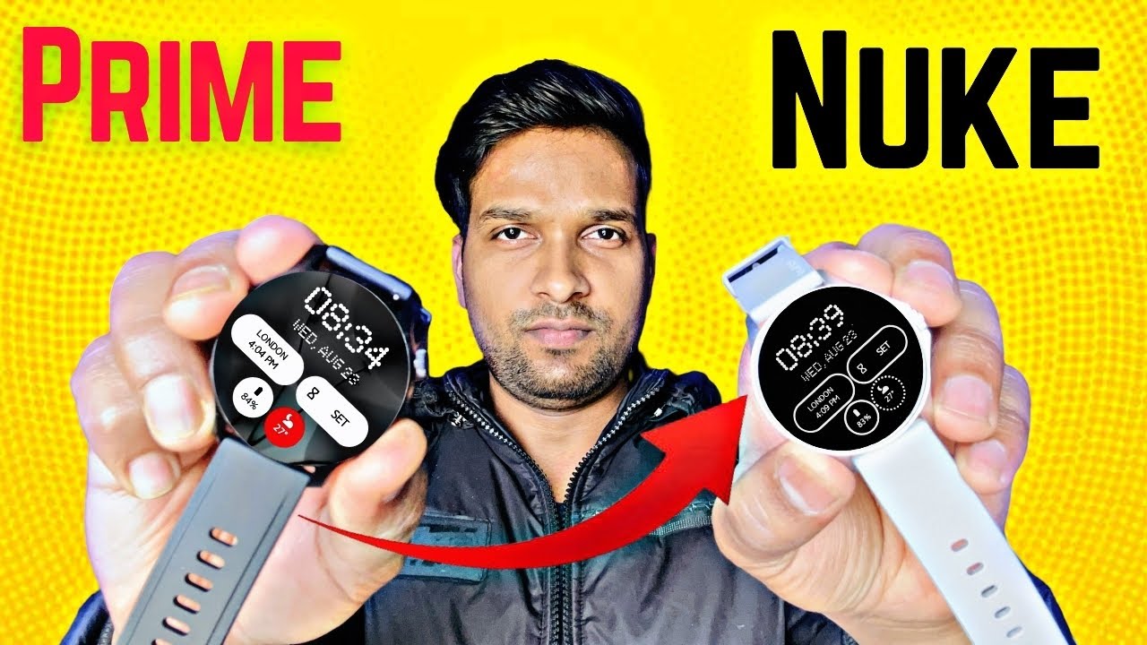 boAt Ultima Prime vs beatxp Nuke | Amoled display Smartwatch | same Ui | boAt Vs beatxp | Techpoke