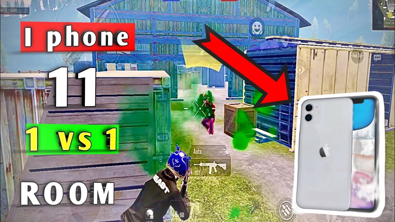 PUBG Mobile 1v1 Room Challenge 🔥 | Who Will Win? I phone 11 game