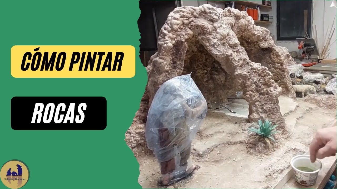 Cómo Pintar ROCAS REALISTAS con Tierras y Pigmentos | Técnica para Belén y Diorama