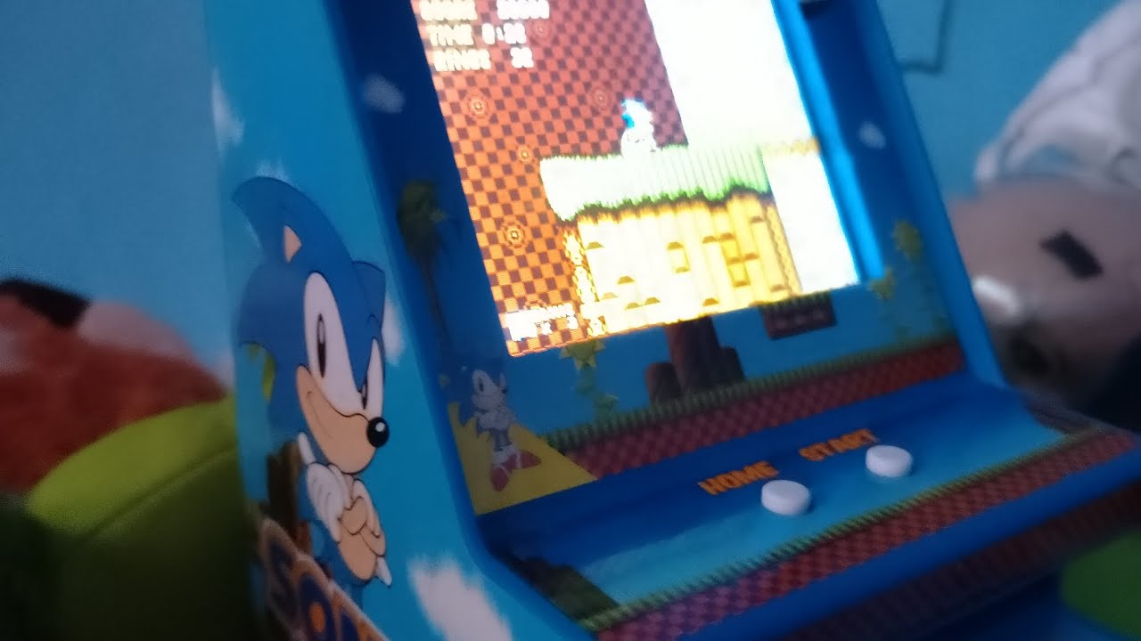 La mini arcade de Sonic