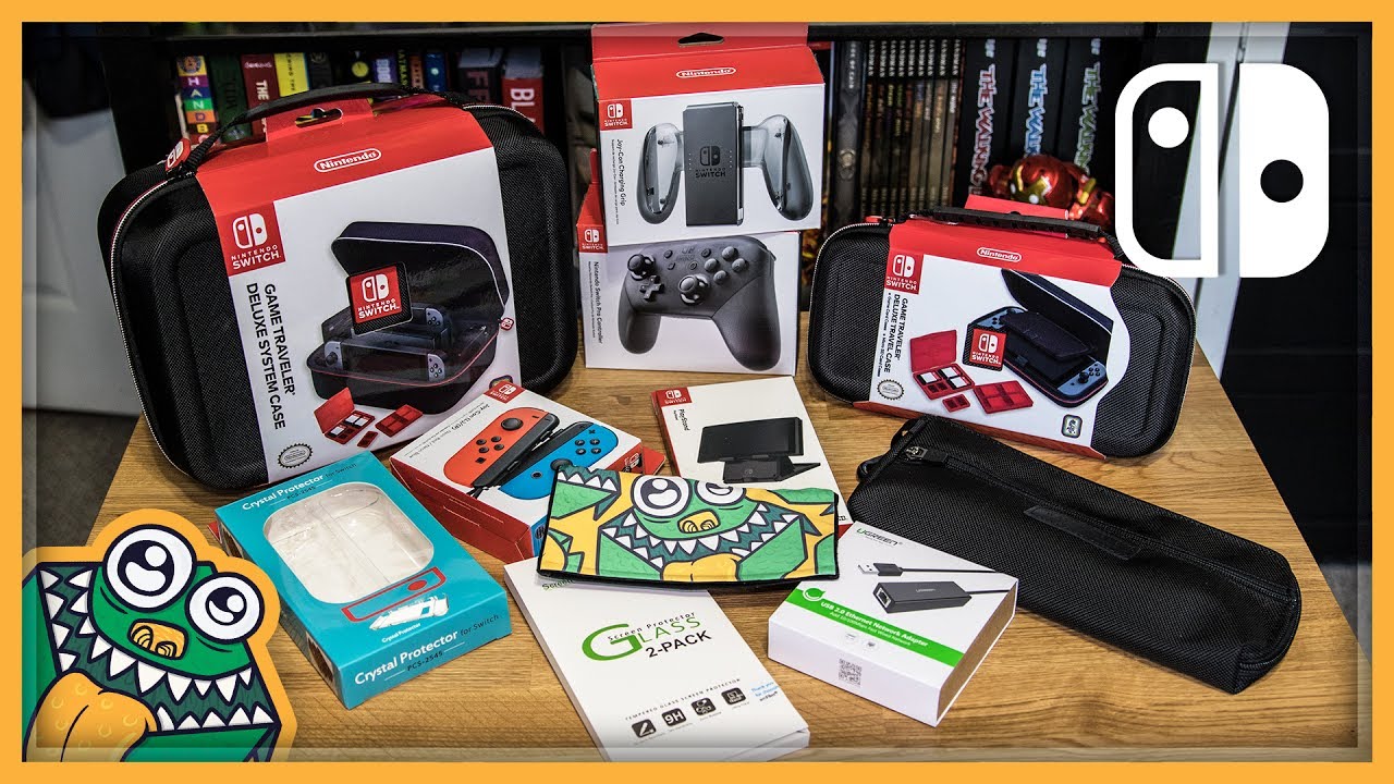 11 Nintendo Switch Accessories - HAULED NS 🛒 Ep.01 - List and Overview