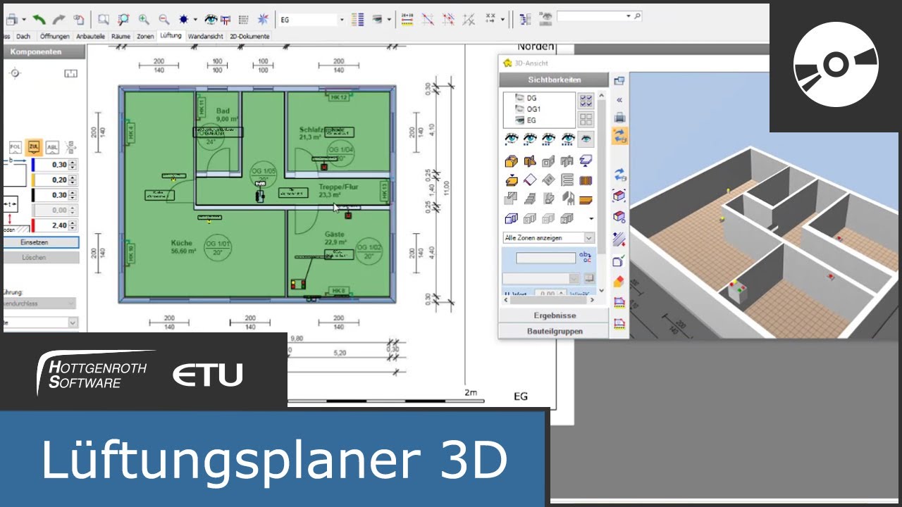 Lüftungsplaner 3D