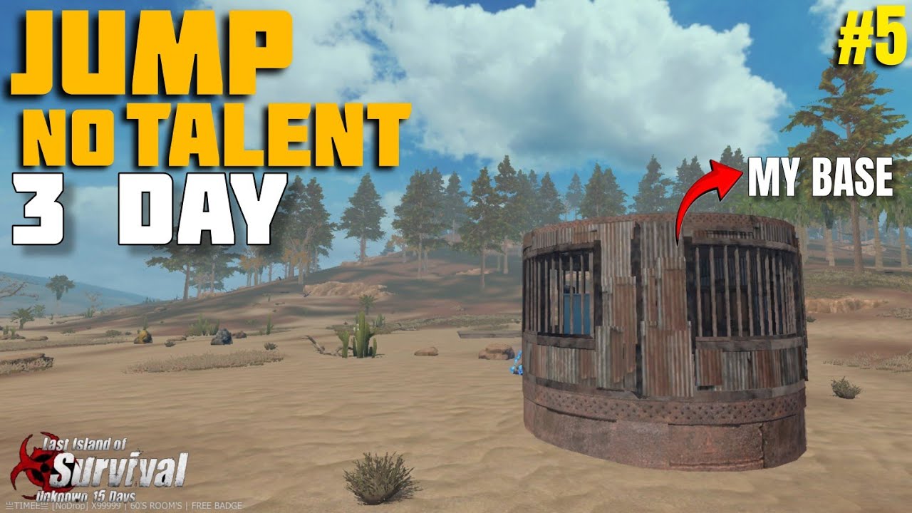 Jump No Talent Server ACE CHAMPION at Window Base | Last Island of Survival #lios #pvp