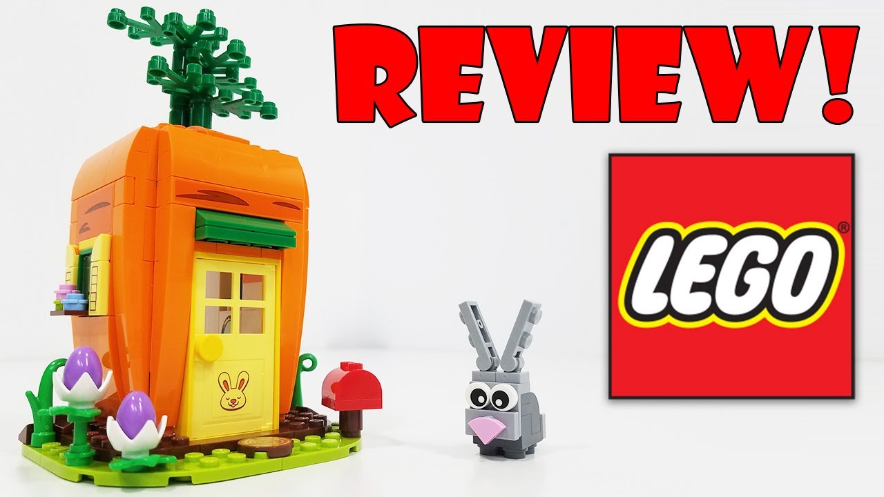 LEGO Review: 40449 Easter Bunny's Carrot House (2021 Set) Cute Little GWP!