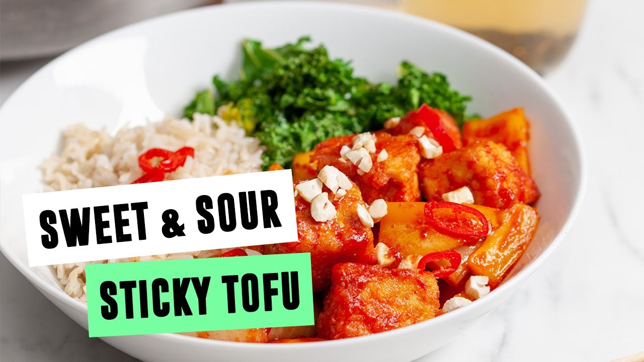 Sweet & Sour Sticky Tofu | SO VEGAN