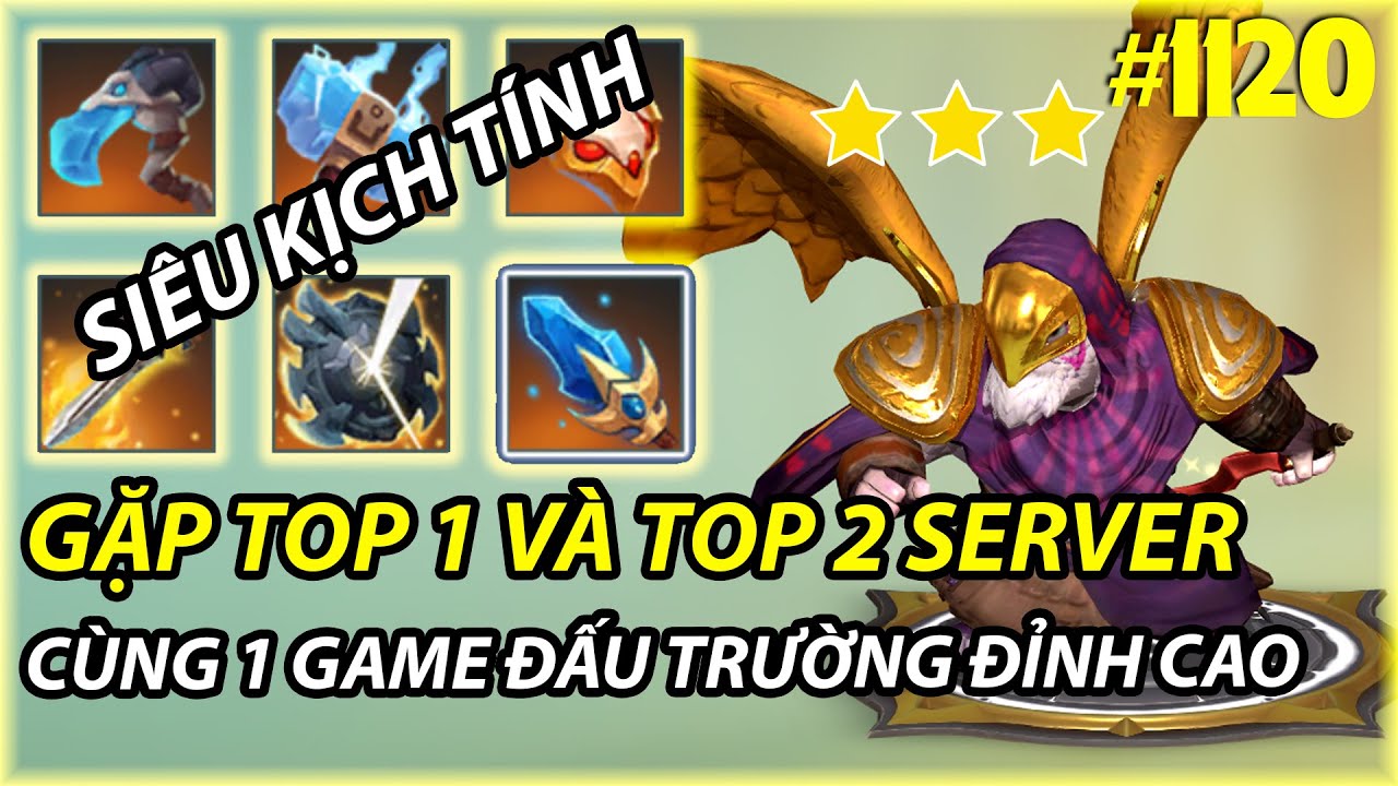 CHẠM MẶT TOP 1 , TOP 2 SERVER ĐỈNH CAO CÙNG 1 GAME ĐẦU MÙA  | AUTO CHESS MOBILE 1120