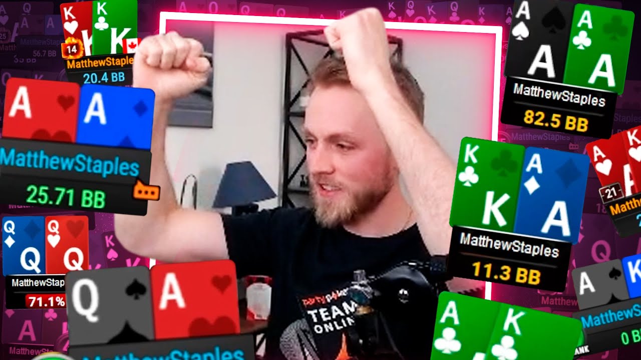 BREAKING ALL MY POKER RECORDS IN ONE STREAM? NEW PEAK BANKROLL | Matt Staples Highlights