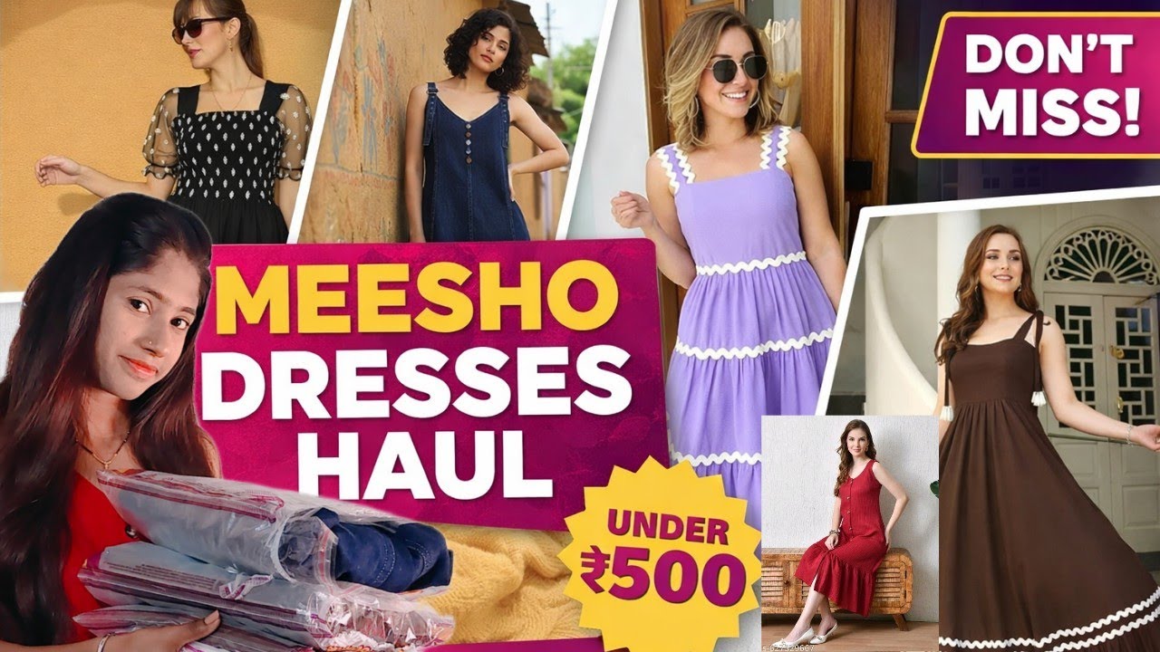 Meesho Summer trendy one piece dress👗|| Under budget✨ || 