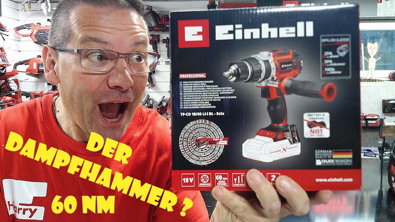 Einhell Akku Schlagbohrschrauber TP-CD 18/60 Li-i-BL powerXchange  #einhellharry #einhell_ag