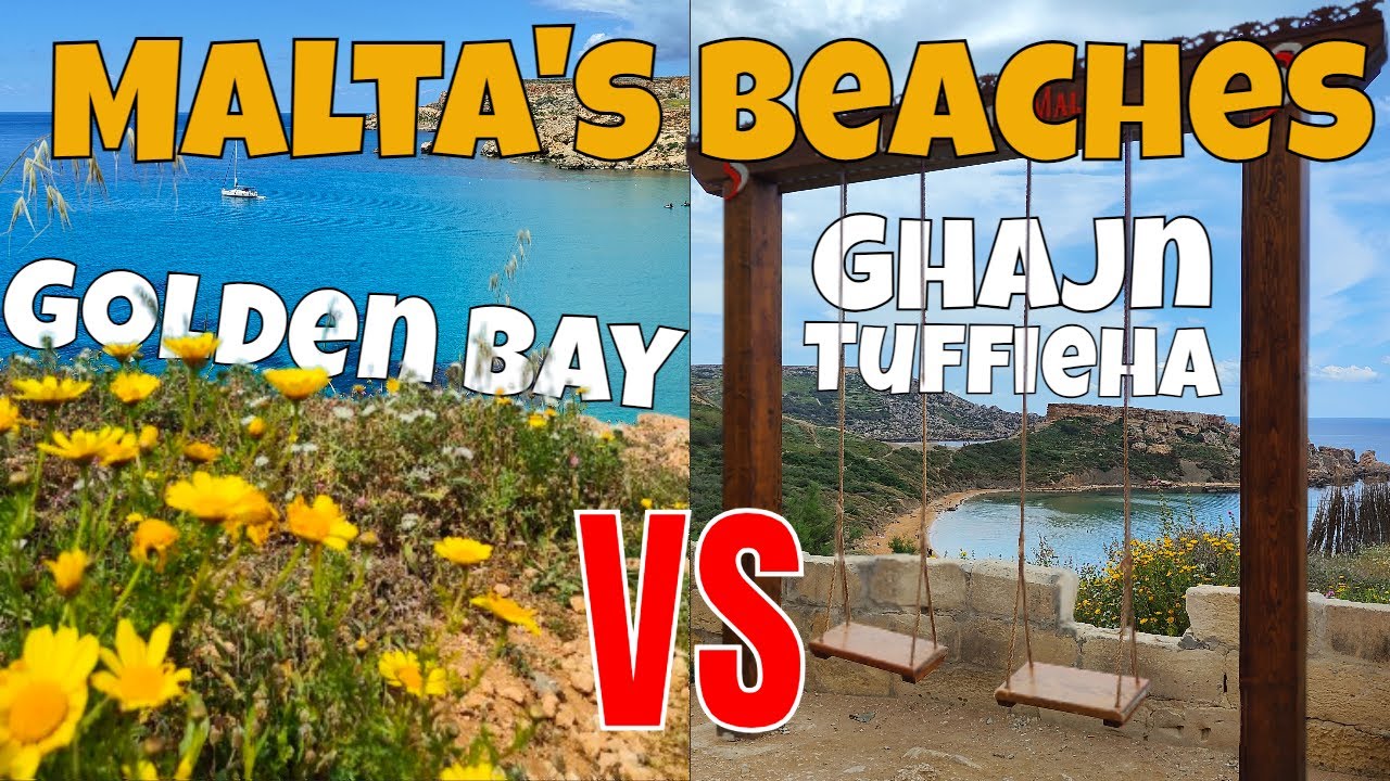Discover the Beauty of Malta Golden Bay Beach vs Għajn Tuffieħa