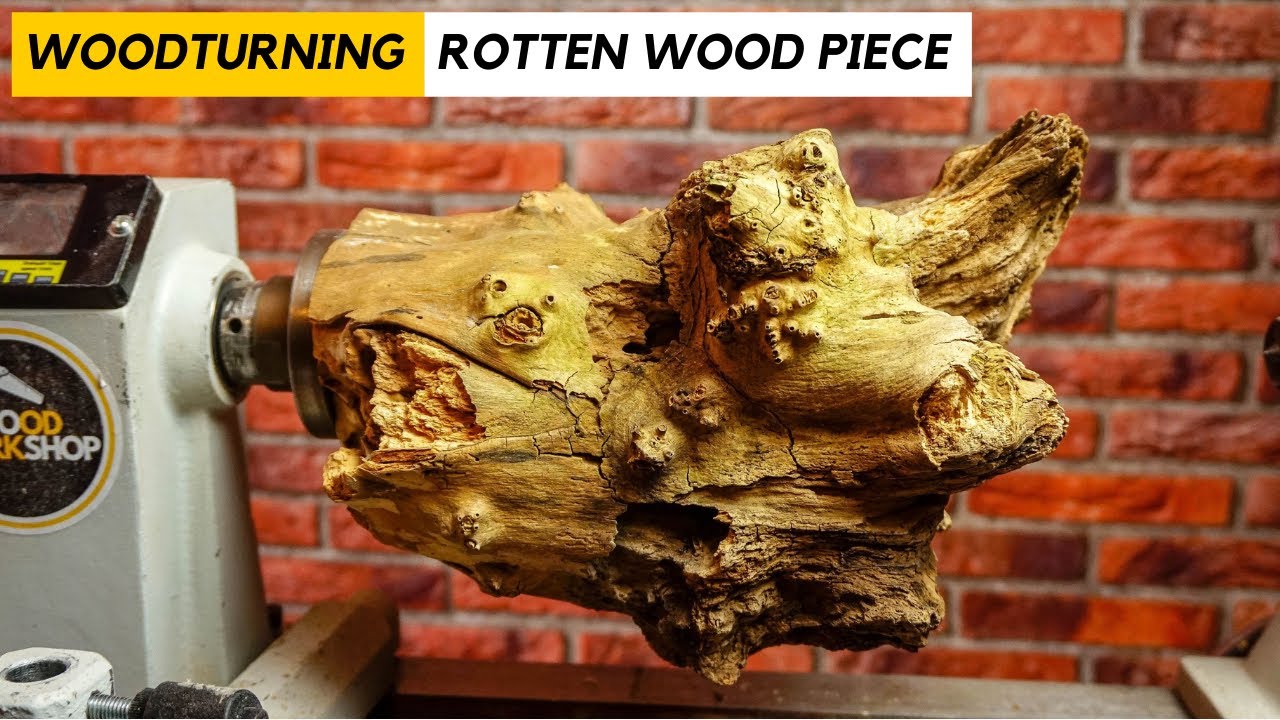 Woodturning Rotten Wood Piece