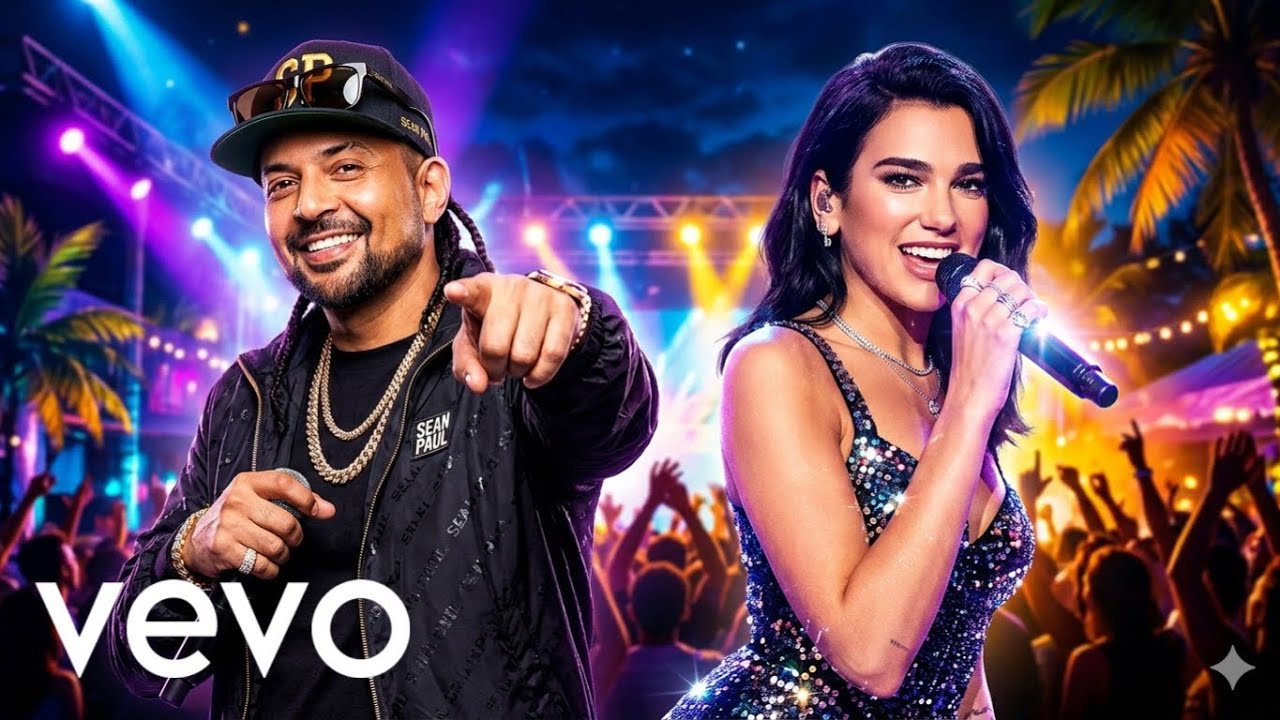 Sean Paul and Dua Lipa — “Midnight Whine”(Official lyrics music video)