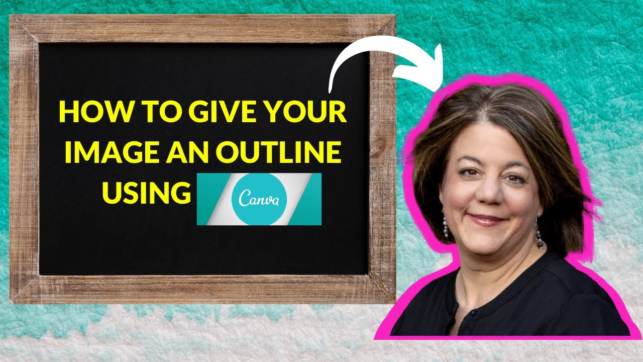 How to outline an Image using Canva for a Thumbnail