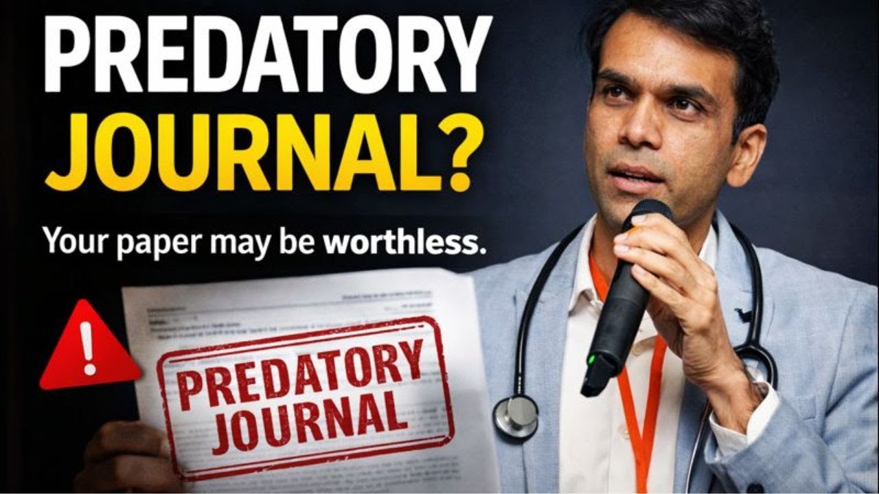 Predatory Journals: Your Research May Be Worthless