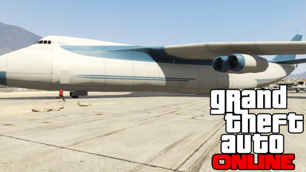 GTA 5 ONLINE: HOW TO GET THE CARGO PLANE ONLINE - CARGOPLANE ON MULTIPLAYER - GTA 5 GLITCHES (GTA V)