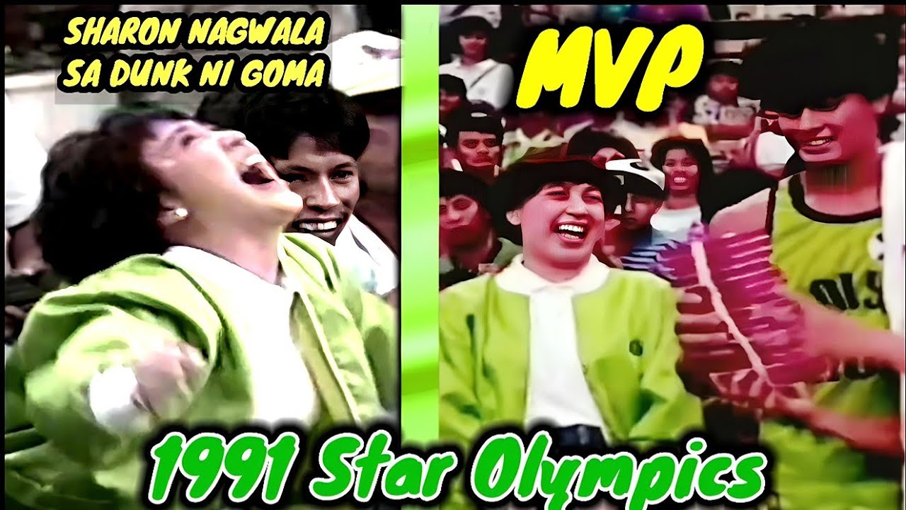 Richard Gomez dunk in Star Olympics then Sharon Cuneta was going CRAZY 😍😍