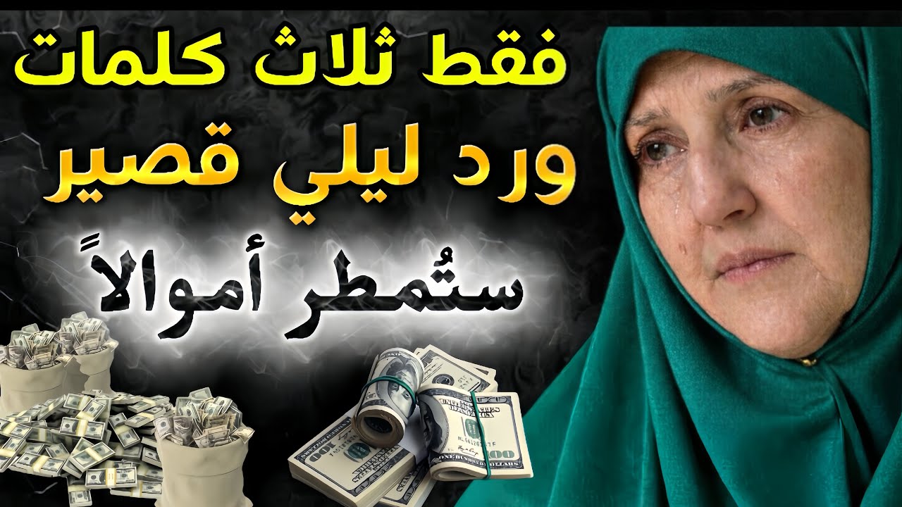 فقط ثلاث كلمات… ورد ليلي قصير سيُغنيك عن المال | د. هيفاء يونس