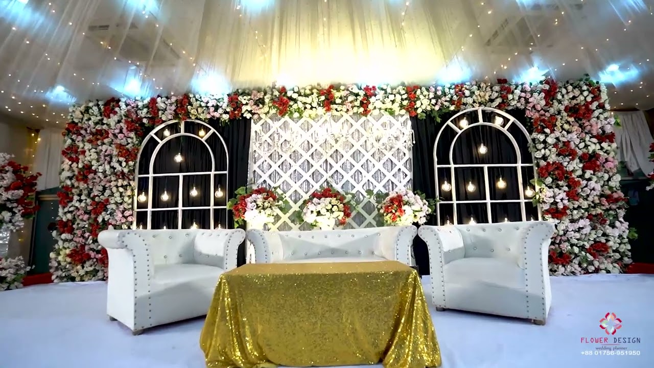 MES Convention Hall - Wedding Ceremony - Decorated by: Flower Design Wedding
