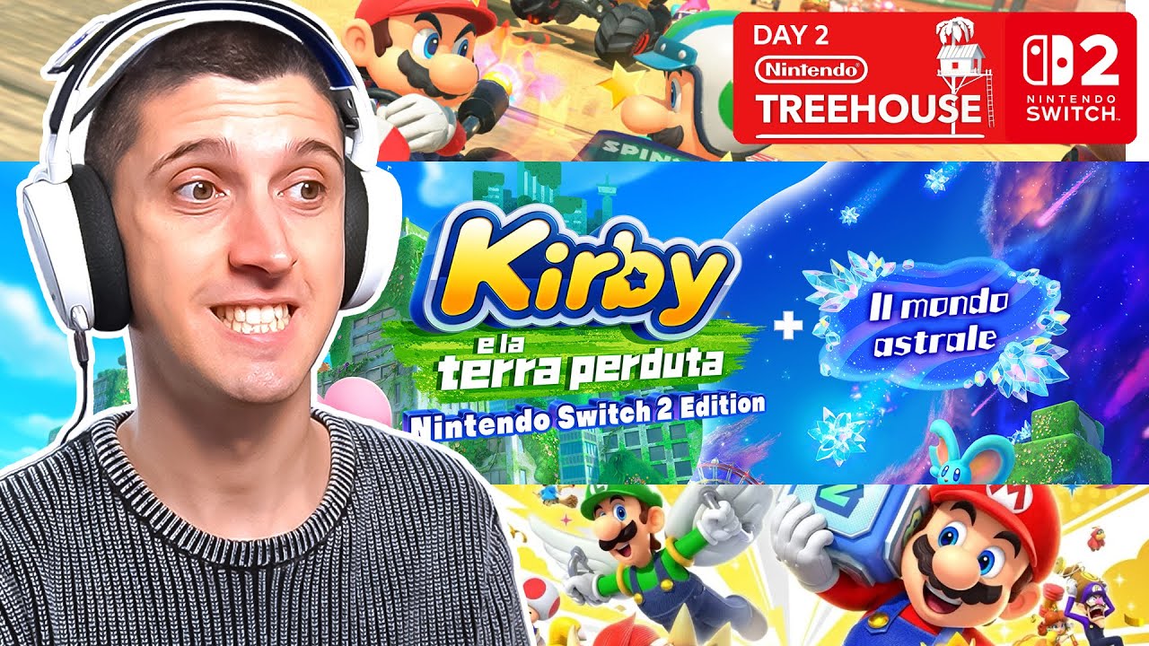 🔴 Nintendo Switch 2 Treehouse Day 2: anteprima dei giochi pi&ugrave; attesi!