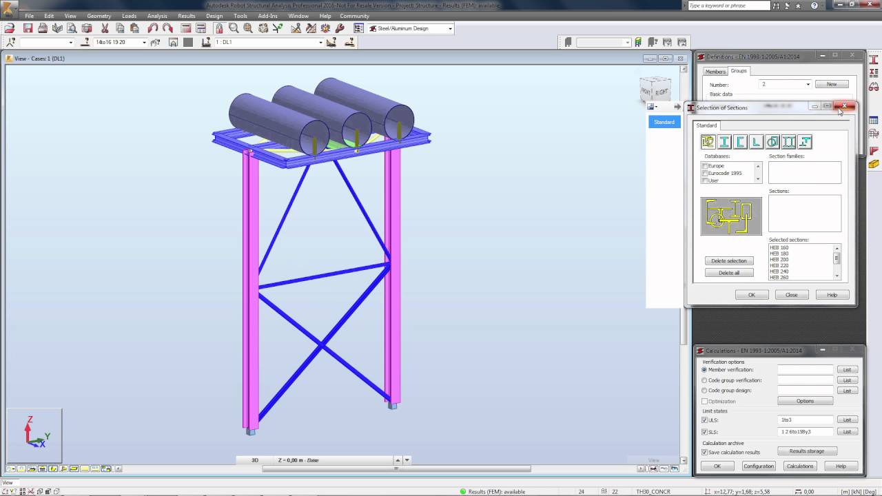 Linking Robot Structural Analysis Professional with Advance Steel