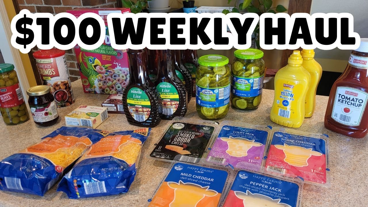 What I Bought for $100 This Week - Grocery Shopping on a Budget