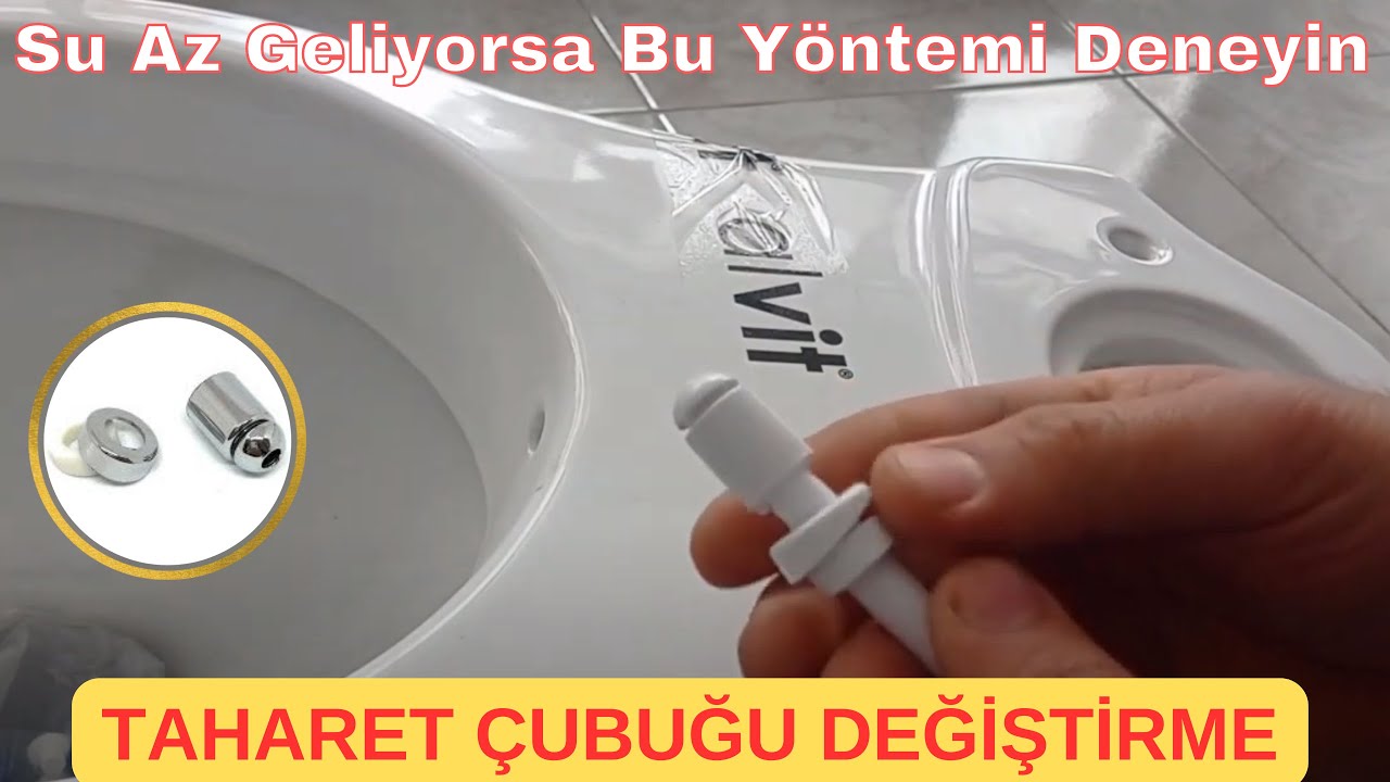 Klozet Taharet Çubuğu Değiştirme - Bu Yöntem ile Sıfır Sızıntı