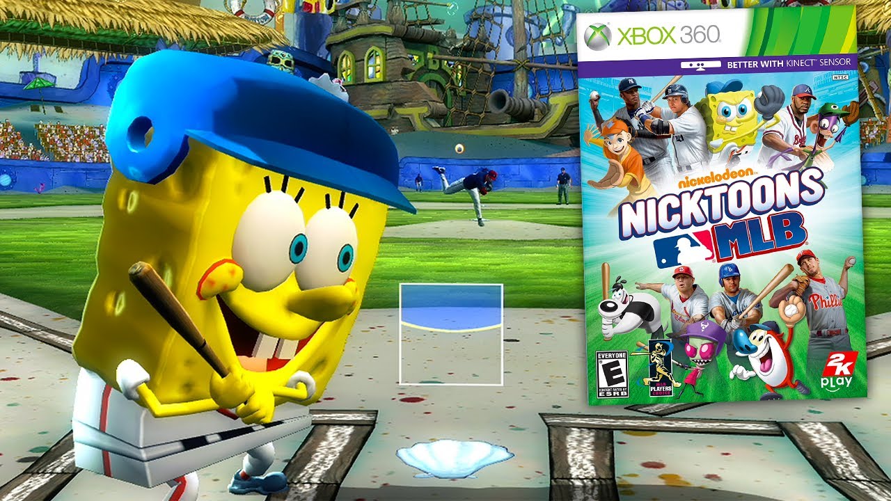 поэтому они сделали игру про бейсбол в стиле Губки Боба. Nicktoons MLB