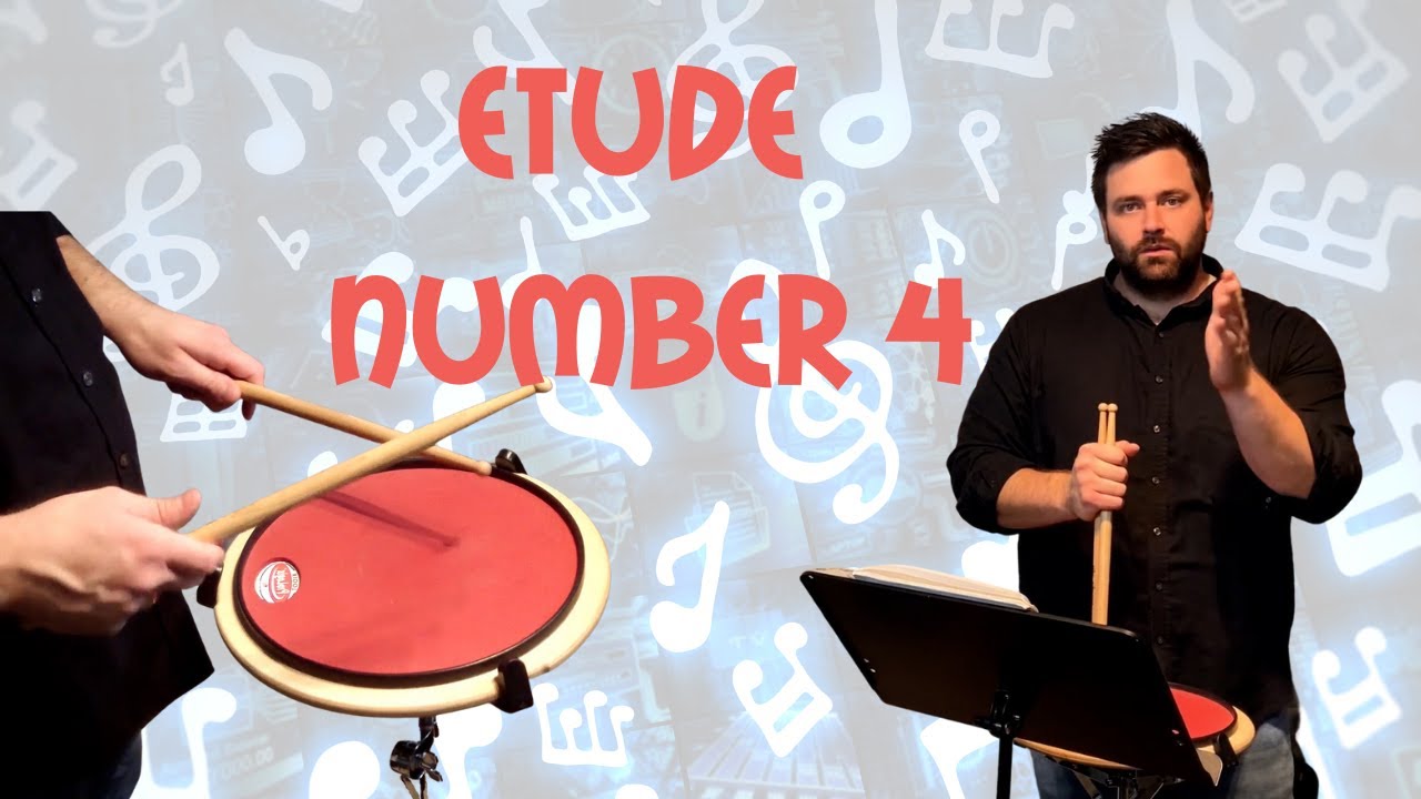 Intermediate Snare Drum Studies Mitchell Peters 4 Etude | Practice Snare Drum With Me