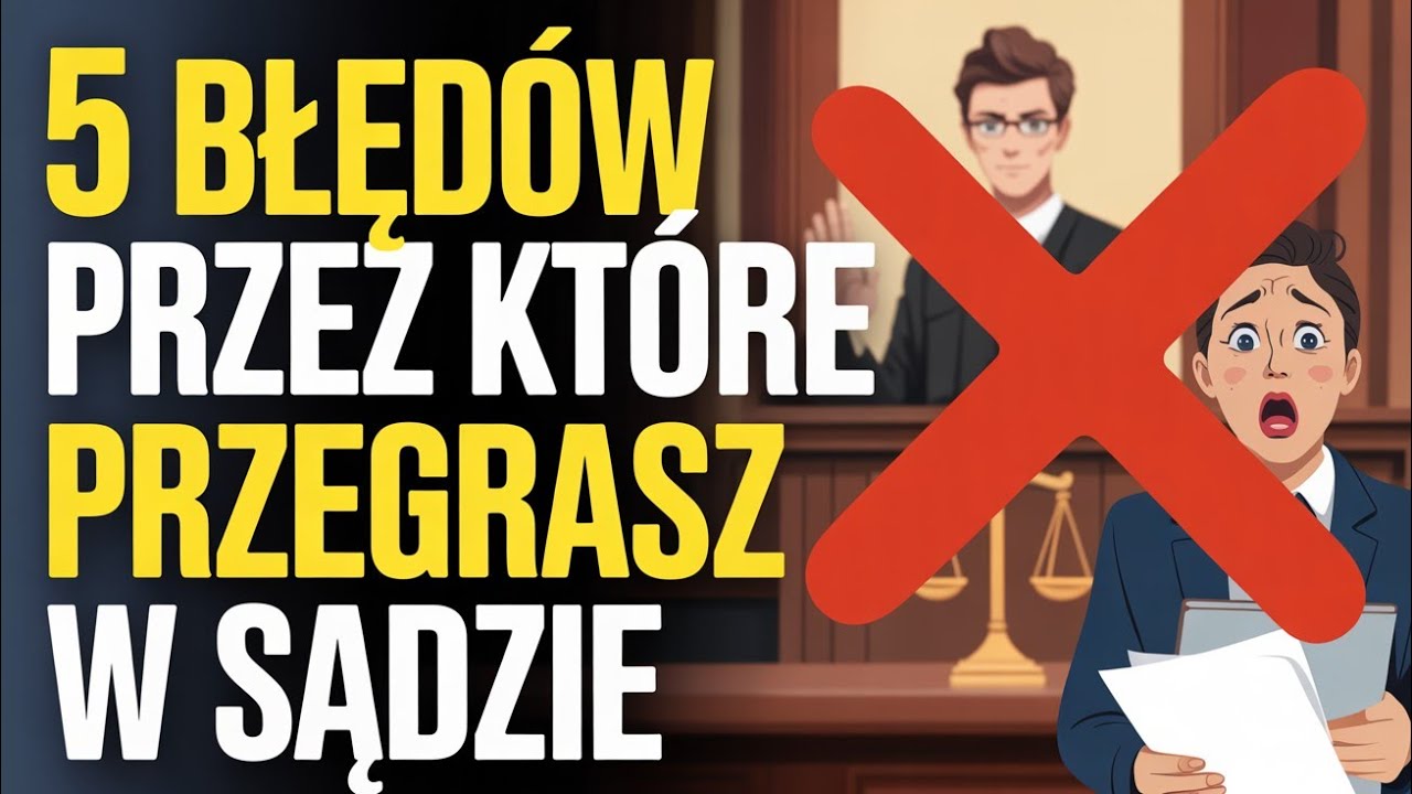 Masz rację, ale przegrywasz. 5 błędów, które pogrążają w sądzie!