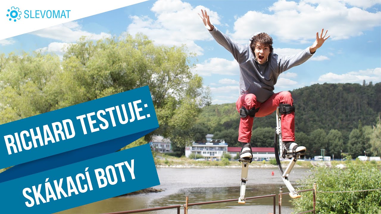 Richard testuje: Skákací boty Power Riser z Vodpočívárny
