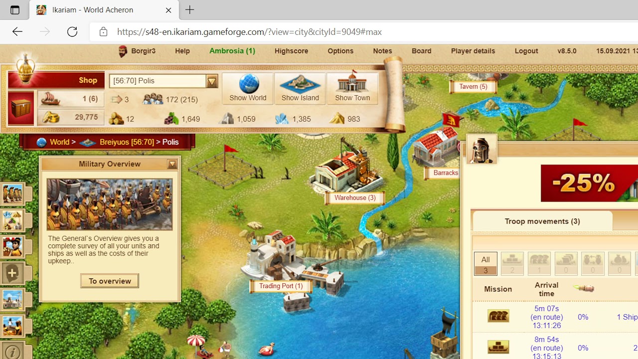 Ikariam Alt development (not sponsored by GameForge) 4