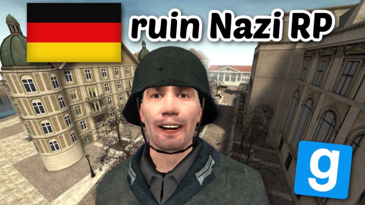 Немцы разрушают Gmod WW2 Nazi RP