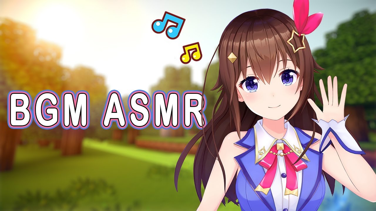 Tokino Sora Imitates Her BGM When Playing Minecraft [ASMR]