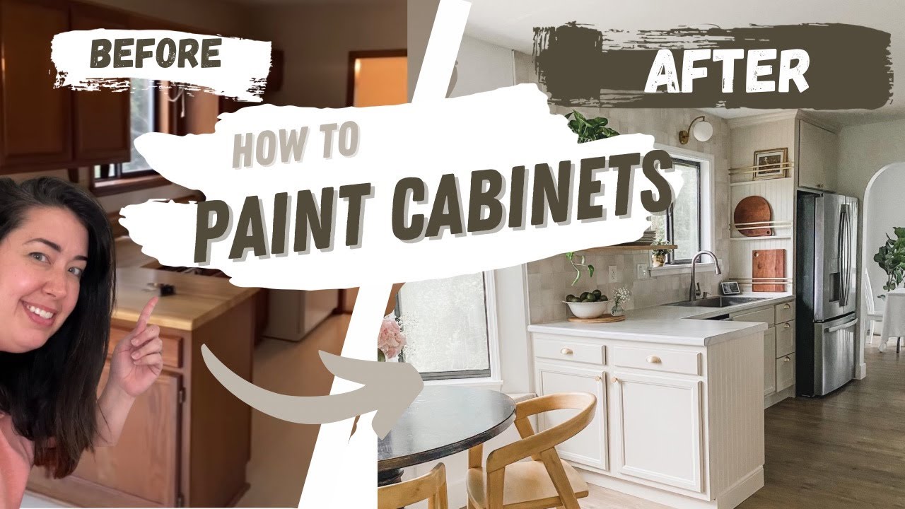 How to Paint Your Kitchen Cabinets - DIY Process for PROFESSIONAL results
