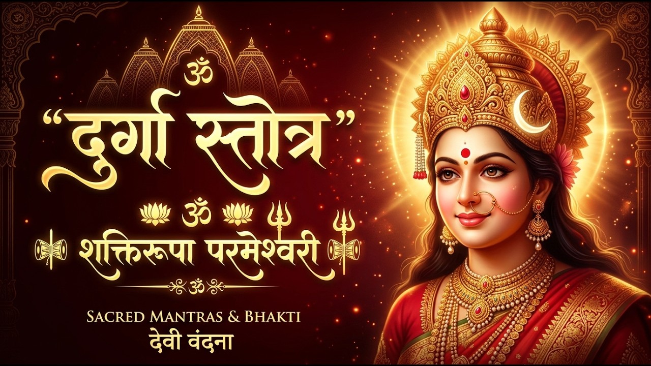दुर्गा स्तोत्रम् | Durga Stotram | Powerful Maa Durga Stuti | Navratri Special Devi Bhajan