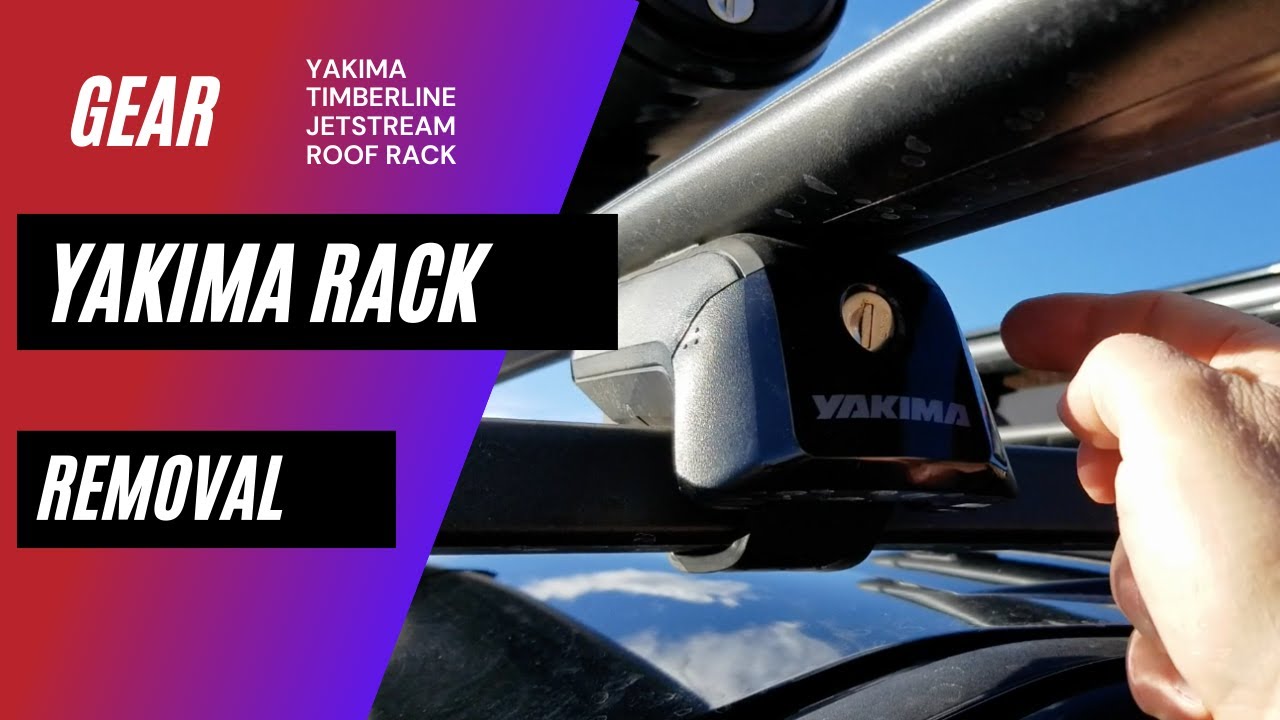 Как снять багажник на крышу Yakima TimberLine JetStream Bar Base