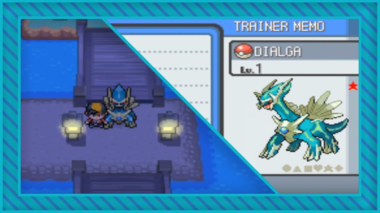 [LIVE] Shiny Sinjoh Ruins Dialga after 4,226 SRs in HeartGold + Arceus distribution cartridge